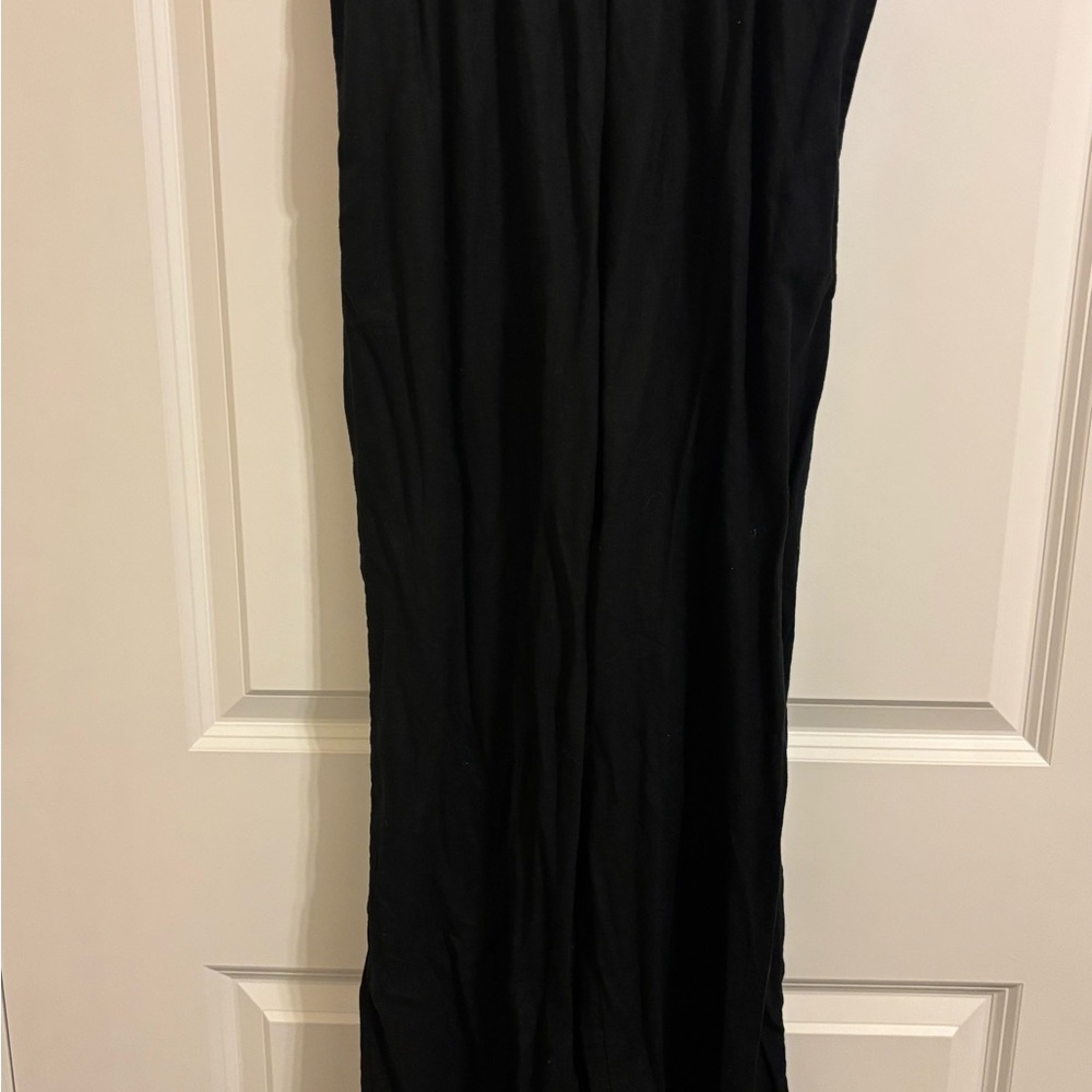NWT Aerie Black Wide-Leg Linen Pants - XS - Picture 11 of 11